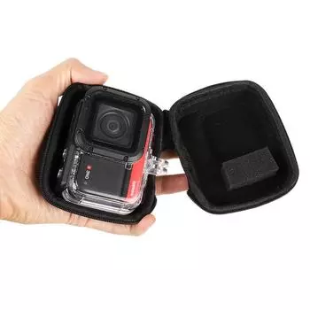Жесткий чехол для переноски Hero 11 10 9 8 7 6 5 Водонепроницаемый чехол Mini Shell Bag Box Dji Osmo Action 3 2 Camera Insta360 One Rs R