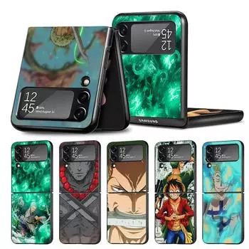 Жесткий чехол для Samsung Galaxy ZFlip Z Flip 3 5G ZFlip3 Z Flip 4 ZFlip4 zflip Flip4 Luffys-Zoros One Pieces задняя крышка Samsung Z Flip 5G