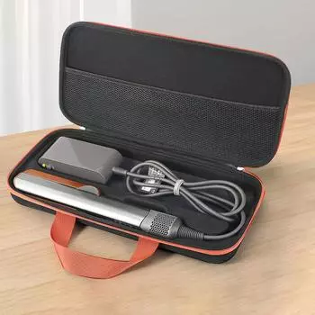 Жесткий чехол для выпрямителя волос Dyson Airstrait HT01, устойчивый к царапинам, с сетчатой сумкой для выпрямителя волос Dyson Corrale HS03 синий