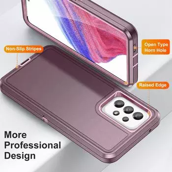 Жесткий чехол для защиты от падения для Samsung Galaxy A54 A14 A53 5g A04s A13 S22 Plus S23 Ultra, нескользящий защитный чехол for Galaxy A04S красный