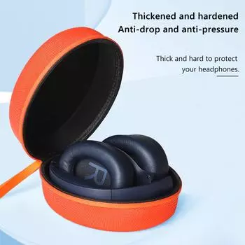 Жесткий чехол EVA для Sony WH-1000XM5, ударопрочный чехол для наушников, устойчивый к падениям и царапинам, жесткий чехол для Beats Studio Pro серебряный