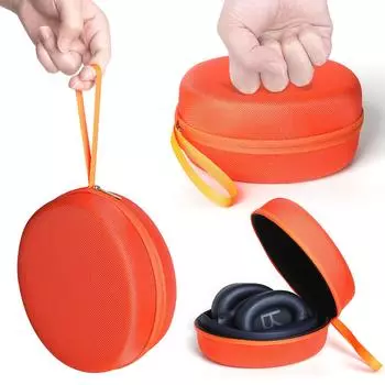 Жесткий чехол EVA, противоударный чехол для наушников, дорожная сумка для гарнитуры, портативная сумка для хранения Sony WH-1000XM5 WH-CH720N WH-CH520 серебряный