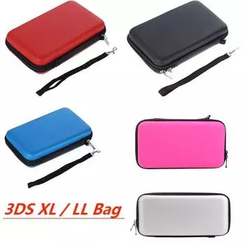 Жесткий чехол EVA Skin Carry Bag для консоли Nintendo 3DS XL LL, защитный чехол, переносная сумка для хранения новой консоли 3DS XL 3DS LL розовый
