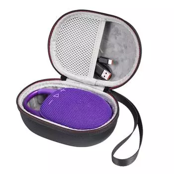 Жесткий чехол EVA, ударопрочный ящик для хранения динамиков, устойчивый к царапинам, водонепроницаемый чехол для портативного динамика JBL Clip 5 BT чёрный