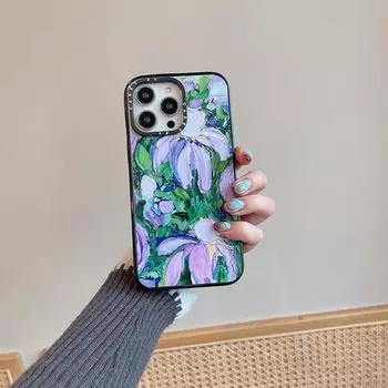 Жесткий чехол Graffiti Flowers для iPhone 16 Pro Max и 14/15 Plus iPhone 15 Pro Max