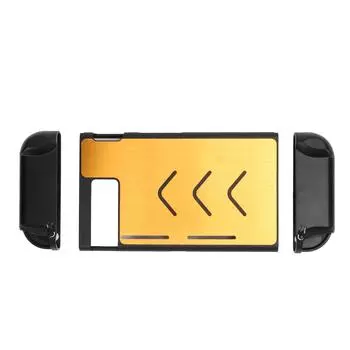 Жесткий чехол из алюминиевого сплава, точная посадка, защитный чехол для игровой консоли золотистый