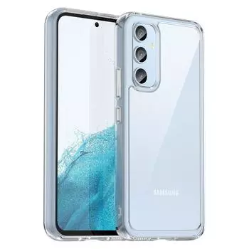 Жесткий чехол из поликарбоната, мягкий ТПУ, защита объектива камеры, прозрачный чехол для Galaxy A54 A14 A24 M14 M54 Z Flip 5 Z Fold 5 A34 A73 A40S For Galaxy A54 5G чёрный