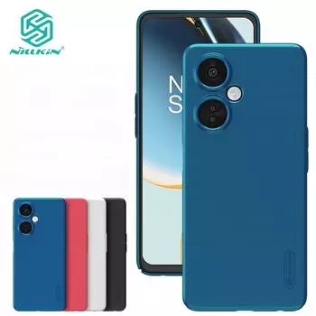 Жесткий чехол Nillkin для телефона с защитой от отпечатков пальцев для OnePlus Nord CE 3 Lite, ультратонкий жесткий противоударный чехол для ПК с защитой от отпечатков пальцев, задняя крышка OnePlus Nord CE 3 Lite чёрный