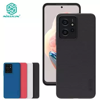 Жесткий чехол Nillkin для телефона с защитой от отпечатков пальцев для Redmi Note 12 4G, ультратонкий жесткий противоударный чехол для ПК с защитой от отпечатков пальцев, задняя крышка Redmi Note 12 4G чёрный