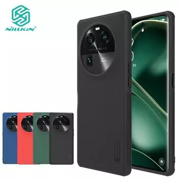 Жесткий чехол Nillkin PC Shield Pro для телефона OPPO Find X6, ультратонкий противоударный чехол с защитой от отпечатков пальцев, задняя крышка OPPO Find X6 красный