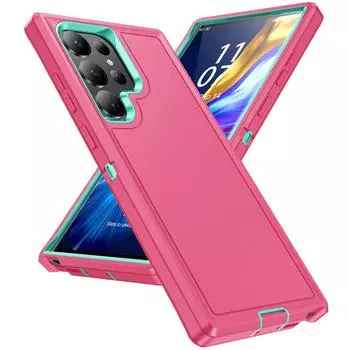 Жесткий чехол с защитой от пота для Samsung S23 Ultra, чехол для Samsung Galaxy S23 Ultra S 23 Plus, аксессуары для телефонов, сумка for Galaxy S23 красный