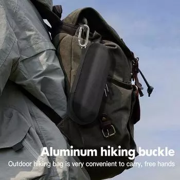 Жесткий чехол Yousheng с ремешком на руку, ударопрочный, большой емкости, пылезащитный, защитный чехол для динамика для таблеток чёрный