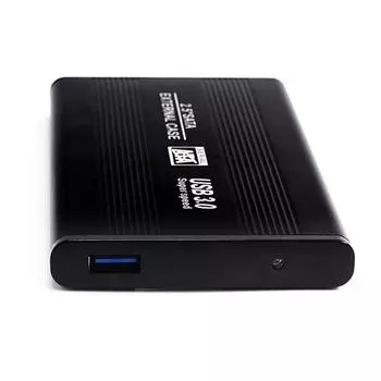 Жесткий диск Box Quick Transmission USB3.0 480 Мбит/с 2,5-дюймовый SATA Wide Application внешний SSD корпус для настольного компьютера чёрный