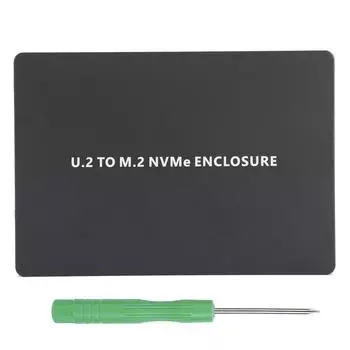 Жесткий диск U2BOX PCIE3.0 NVME - U.2 адаптерная карта SFF8639 алюминиевый корпус U2 SSD черный (Нет чёрный