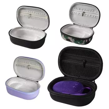 Жесткий дорожный чехол для динамика JBL Clip 5 и аксессуаров Жесткий чехол EVA для JBL Clip 5 Защитная сумка для переноски и хранения чёрный