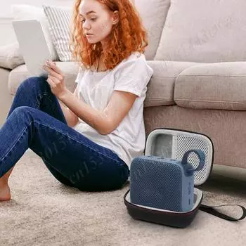 Жесткий дорожный чехол EVA для JBL GO 4, силиконовый чехол, ударопрочный портативный чехол для хранения, водонепроницаемый защитный чехол для динамика JBL Go 4