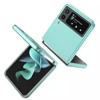 Жесткий модный чехол с защитой от падения для Samsung Galaxy Z Flip4 Flip 4 Flip3 Flip 3 5g, противоударный защитный чехол for Z Flip SM-F700 темно-синий