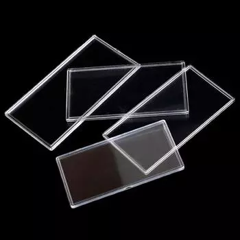 Жесткий пластиковый чехол для хранения памятных банкнот Жесткий зажим для банкнот Защитный чехол для бумажных денег Держатель для денег