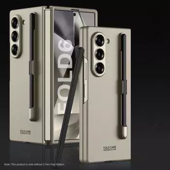 Жесткий пластиковый чехол для телефона с отделением для ручки для Samsung Galaxy Z Fold 6 Fold6 5G защитный противоударный чехол, включая ручку Galaxy Z Fold6