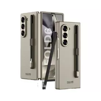 Жесткий пластиковый чехол для телефона с отделением для ручки для Samsung Galaxy Z Fold 6 5 4 5G защитный противоударный чехол без ручки Galaxy Z Fold 6