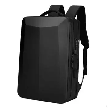 Жесткий рюкзак для ПК и ноутбука, мужская игровая дорожная сумка для игр, работы, Black 15inch