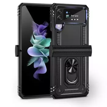 Жесткий складной защитный чехол с защитой от падения для Samsung Galaxy Z Flip4 Flip 4 Flip3 Flip 3 5g Zflip4, нескользящие аксессуары для телефонов for Samsung Z Flip 3 розового золота