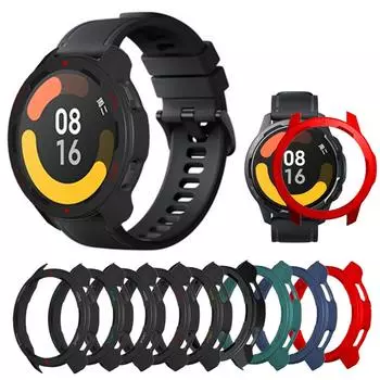 Жесткий защитный чехол для ПК для Xiaomi Watch Color 2, защитный чехол-бампер для Xiaomi Watch S1 Active Xiaomi Watch Color 2 чёрный