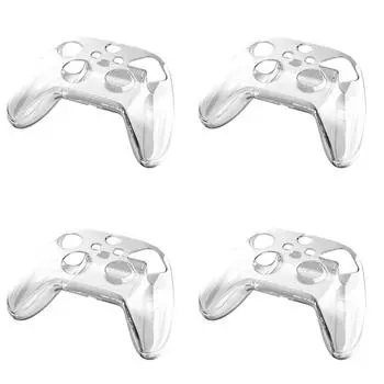 Жесткий защитный чехол EY # Противоскользящий противоударный прозрачный кристаллический чехол для серии Xbox