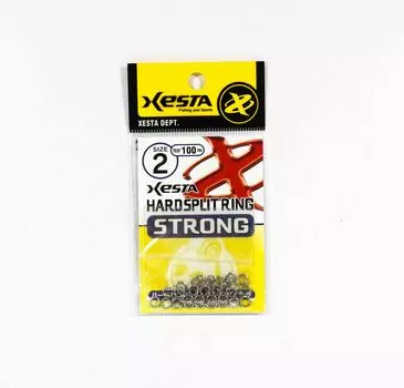 Жесткое разъемное кольцо Xesta, крепкий размер 2, 100 фунтов, 35 штук (7864)