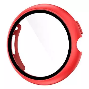 Жесткое стекло ПК + защитная пленка из закаленного стекла с защитой от царапин для часов Google Pixel Watch слоновая кость