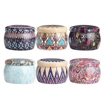 Жестяная коробка для хранения, металлическая канистра, домашняя кухонная коробка для чая, кофе, конфет, ювелирных изделий, подарка A