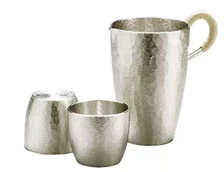 Жестяная посуда из Осаки, жестяная посуда Hatsuse, сделано в Японии, жестяная посуда Chirori Chirori 2 Guinomi &