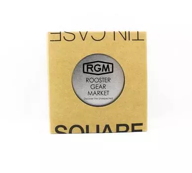 Жестяной футляр Jackall RGM квадратный серебристый (9659) N/A серебряный