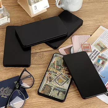 Жестяной кассовый ящик, лоток для денег в один ряд, бумажный футляр для хранения денег, ящик для организации банкнот чёрный