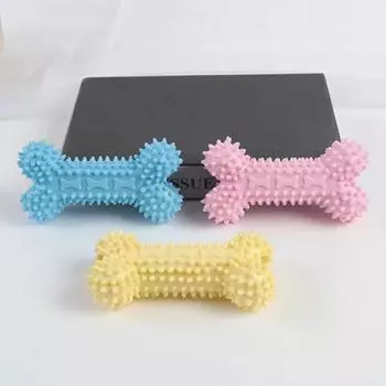 Жевательная игрушка для собак Снятие стресса Устойчивость к укусам TPR Резина Домашнее животное Щенок Маленький Средний S синий