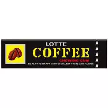 Жевательная резинка Lotte Coffee 9 шт. x 15 шт.