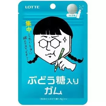 Жевательная резинка LOTTE с глюкозой 18 г. ОсобенностиЖуйте и включайте, когда хотите сосредоточиться.ОсобенностиЖуйте и включайте, когда хотите сосредоточиться 1