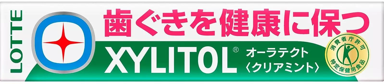 Жевательная резинка Lotte Xylitol Auratec 21 г x 20 штук (Прозрачная мята)