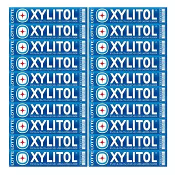 Жевательная резинка Lotte Xylitol Gum New Fresh Mint 21 г x 20 шт. [Оптовая закупка]