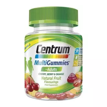 Жевательные конфеты для взрослых (30 шт), Multigummies for Adults, Centrum
