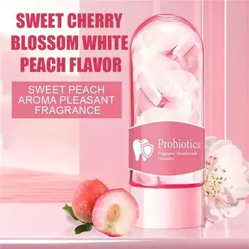 Жевательные таблетки для полоскания рта для глубокого очищения и свежего дыхания, пробиотический ополаскиватель для полости рта в твердых гранулах
