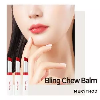 Жевательный бальзам Merythod Bling 3,3 г, 6 цветов 01.Red Waltz