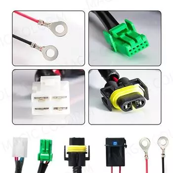 Жгут проводов для автомобильного противотуманного фонаря, индикатора переключателя для Toyota Honda Nissan Mitsubishi Ford Suzuki Kia, автомобильные аксессуары 12 В