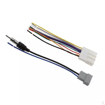 Жгут проводов для автомобильного радиоприемника + адаптер для