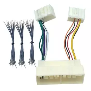 Жгут проводов для автомобильной стереосистемы с 13+60-контактным разъемом для заводской CD-радиосистемы Kia Hyundai 2016-17 гг.