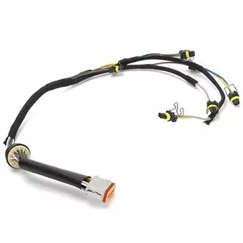 Жгут проводов топливной форсунки 2225917 222-5917 для двигателя Caterpillar 324D 324DFM 324DFMLL 324DL 324dll 325DFM экскаватор