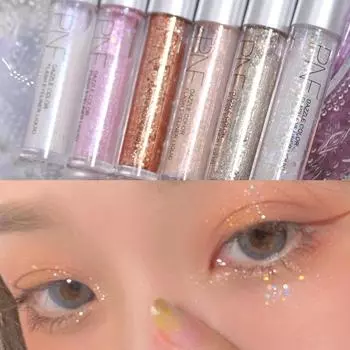 Жидкая блестящая подводка для глаз, стойкая быстросохнущая подводка для глаз Блестящая подводка для глаз с металлическим блеском Блестящая подводка для глаз Водостойкая жидкая подводка для глаз