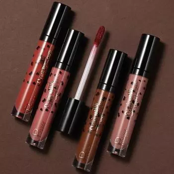 Жидкая губная помада, водостойкий стойкий блеск для губ, макияж 12
