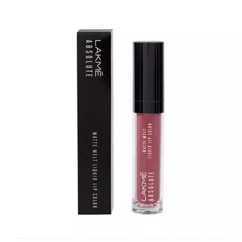 Жидкая матовая помада для губ Винтажный розовый (6 мл), Absolute Matte Melt Liquid Lip Color Vintage Pink, Lakme 29