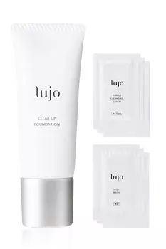 Жидкая основа lujo Clear Up Жидкая основа бежевый Beauty Ingredients Натуральный месяц Пакетик Набор для снятия макияжа Включает 3 пакета флакон x бежевый